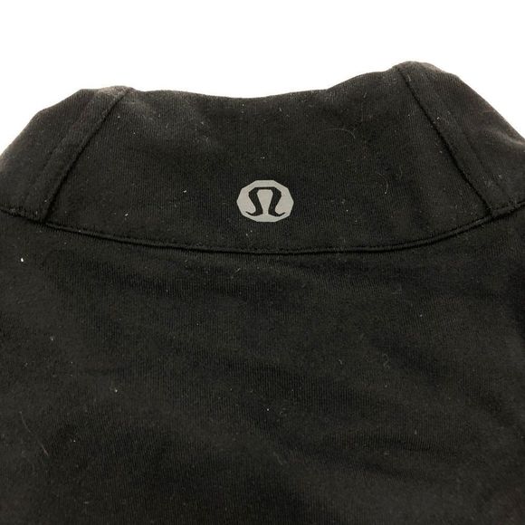 LULULEMON L Sweatshirt Full Zip Solid Black - Picture 8 of 8
